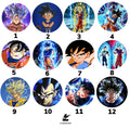 Dragon Ball Goku Car Car Door Projector Light Ambient Light Induction Light Cartoon Vegeta Car Decorate Creative Car Decoration
