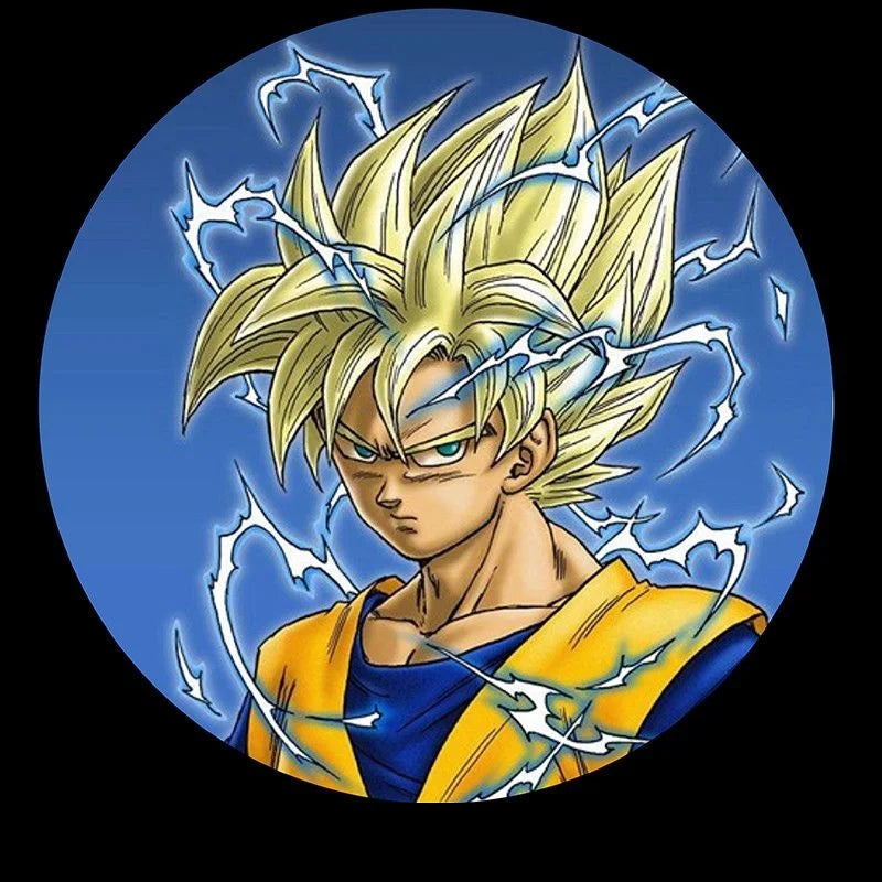 Dragon Ball Goku Car Car Door Projector Light Ambient Light Induction Light Cartoon Vegeta Car Decorate Creative Car Decoration
