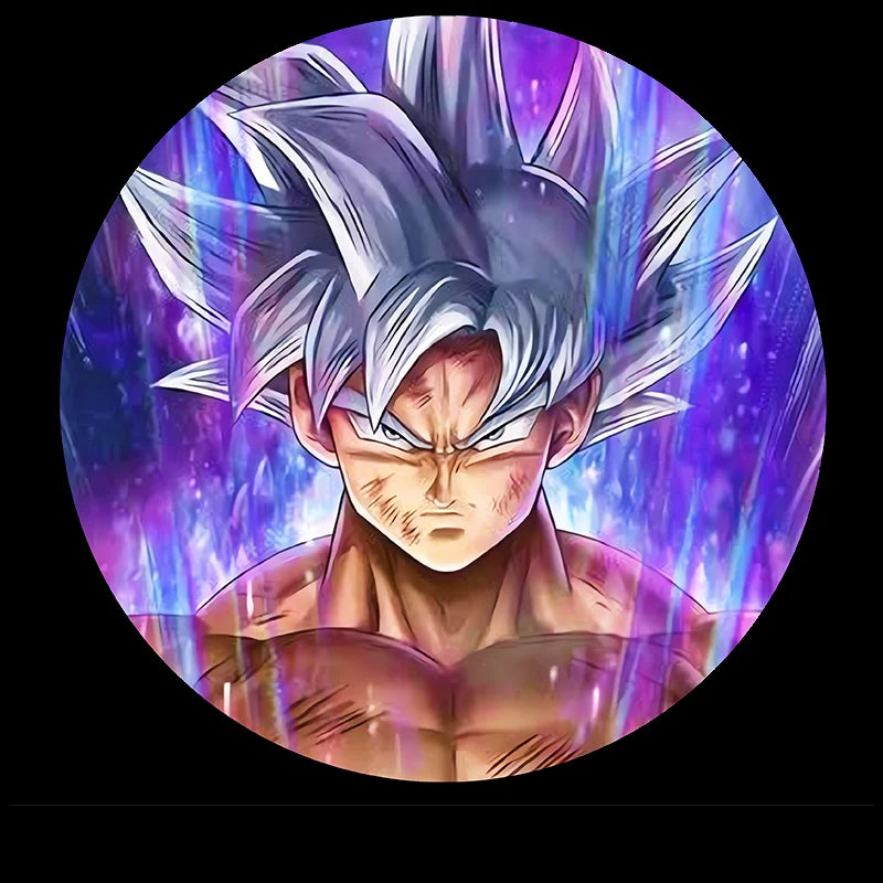 Dragon Ball Goku Car Car Door Projector Light Ambient Light Induction Light Cartoon Vegeta Car Decorate Creative Car Decoration