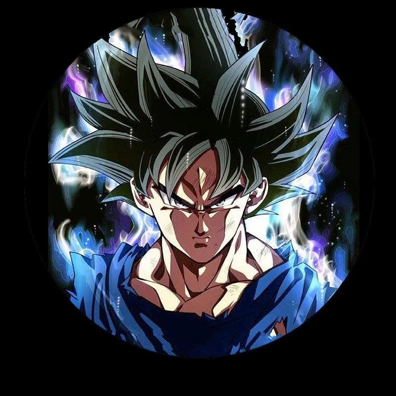 Dragon Ball Goku Car Car Door Projector Light Ambient Light Induction Light Cartoon Vegeta Car Decorate Creative Car Decoration
